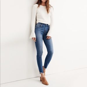 Madewell 10" High-Rise Skinny Jeans Tulip-Hem